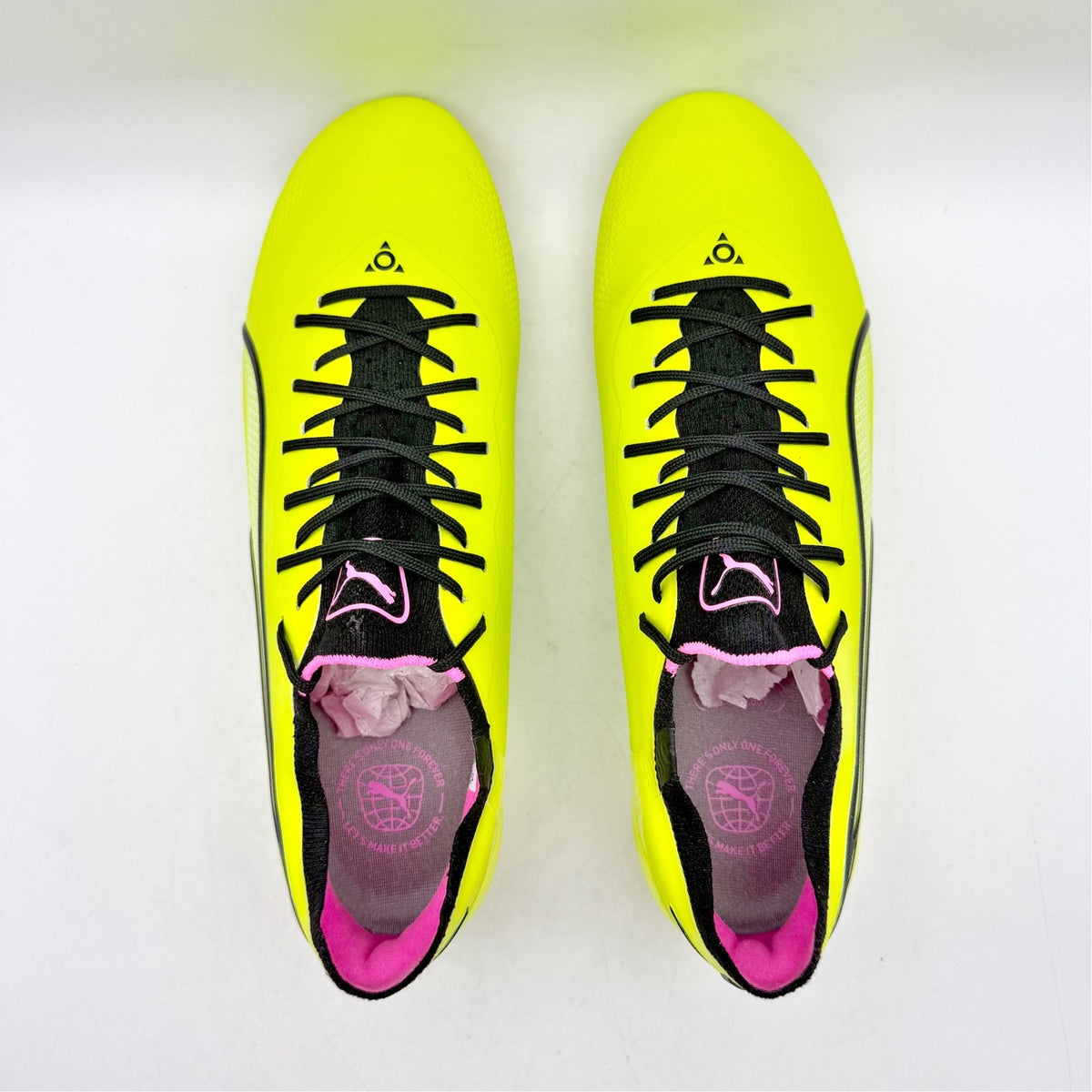 PUMA Mens King Ultimate Soccer Cleats Size 7.5 EU 40 Neon Yellow Athletic NWOB