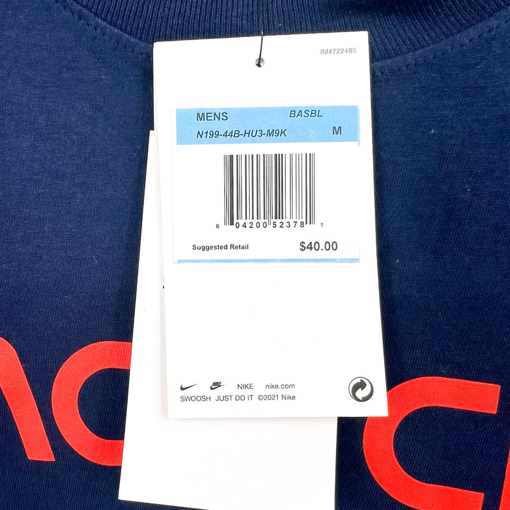 Nike Houston Astros Space City Connect McCullers 43 T-Shirt Medium Navy Blue NWT