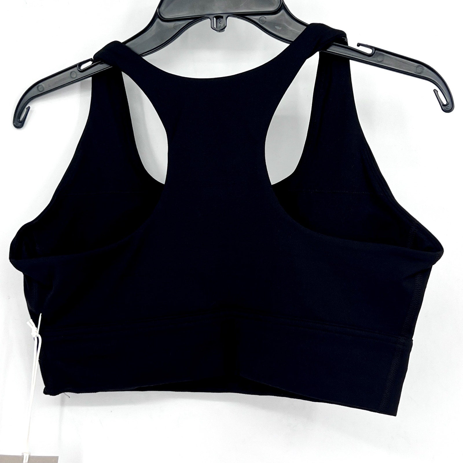 EVERLANE Women's The Perform Longline Bra XL Black Racerback NWT