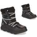 Kamik Womens Lea Pull Winter Boots US 7 M EU 38 Black Fleece NIB