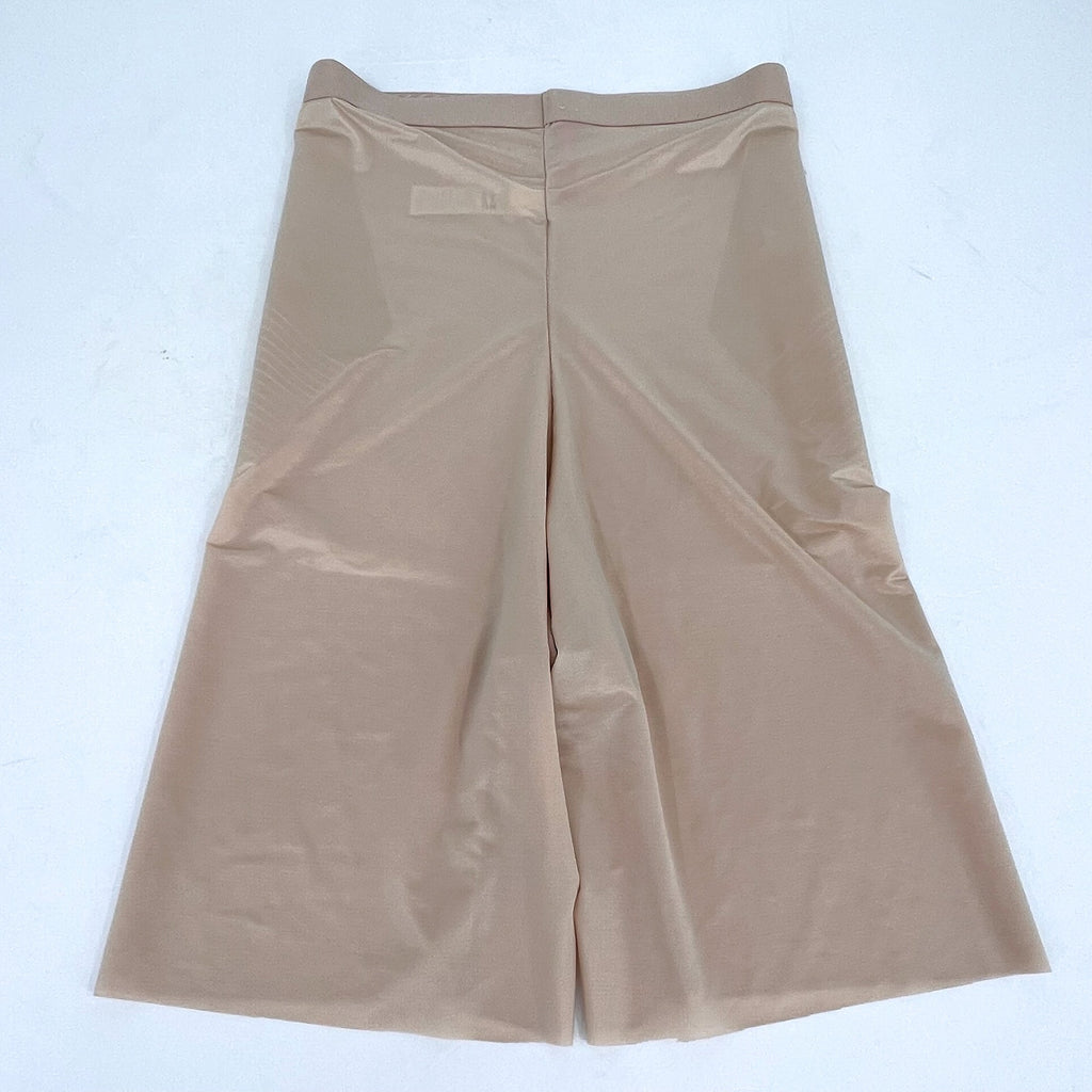 SPANX Invisible Shaping High Waisted Mid Thigh Shorts Small Champagne Beige NWT