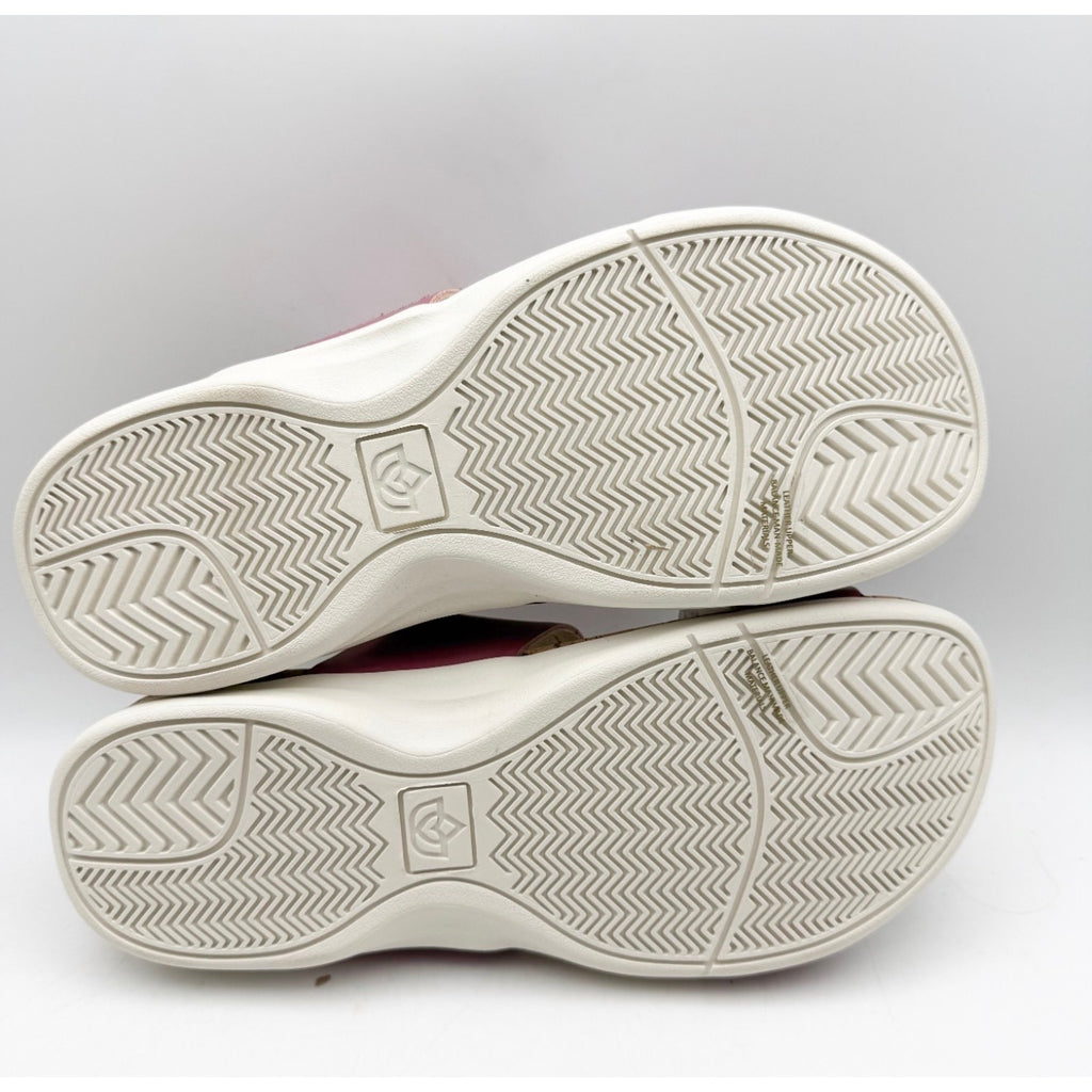 Spenco Women's Layla Slide Sandals Size 8.5 Pink Mauevewood Straps NIB
