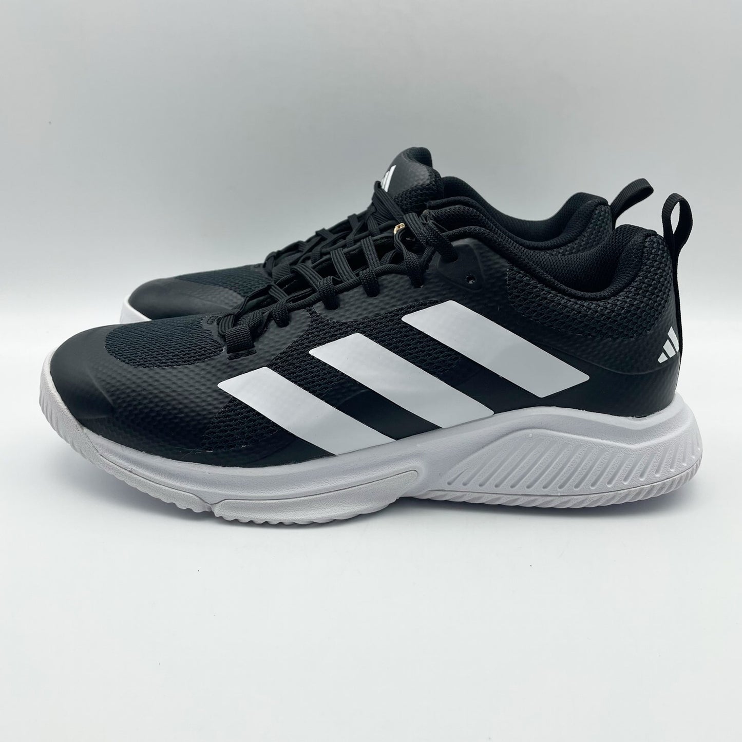 Adidas Mens Court Team Bounce 2.0 Volleyball Sneakers US 7.5 Black Athletic NIB