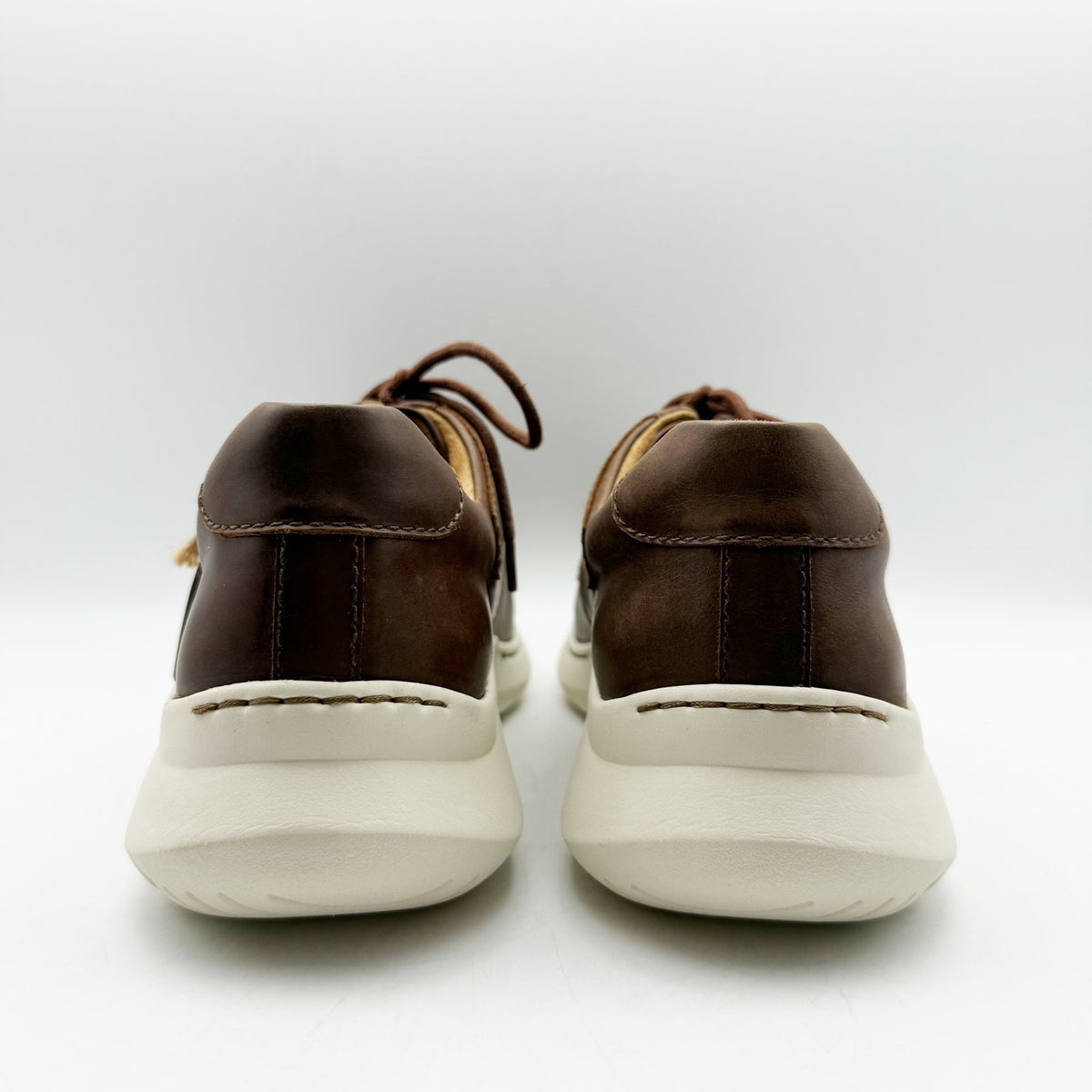 Born Mens Cornell Casual Sneakers Size 9.5 Brown Full Grain Leather Lace Up NIB