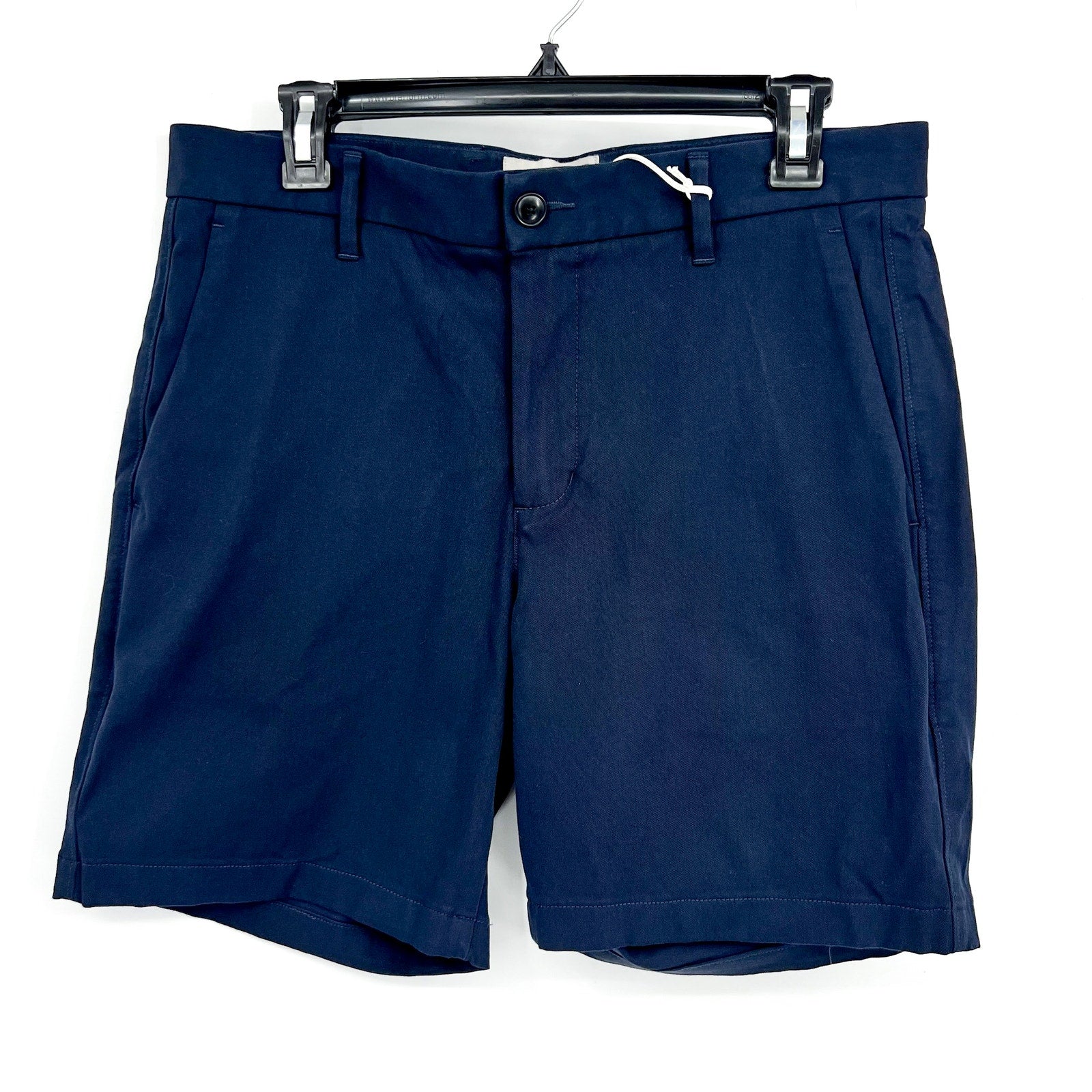 EVERLANE Men's The 7" Performance Chino Shorts Size 33 Navy Blue NWT