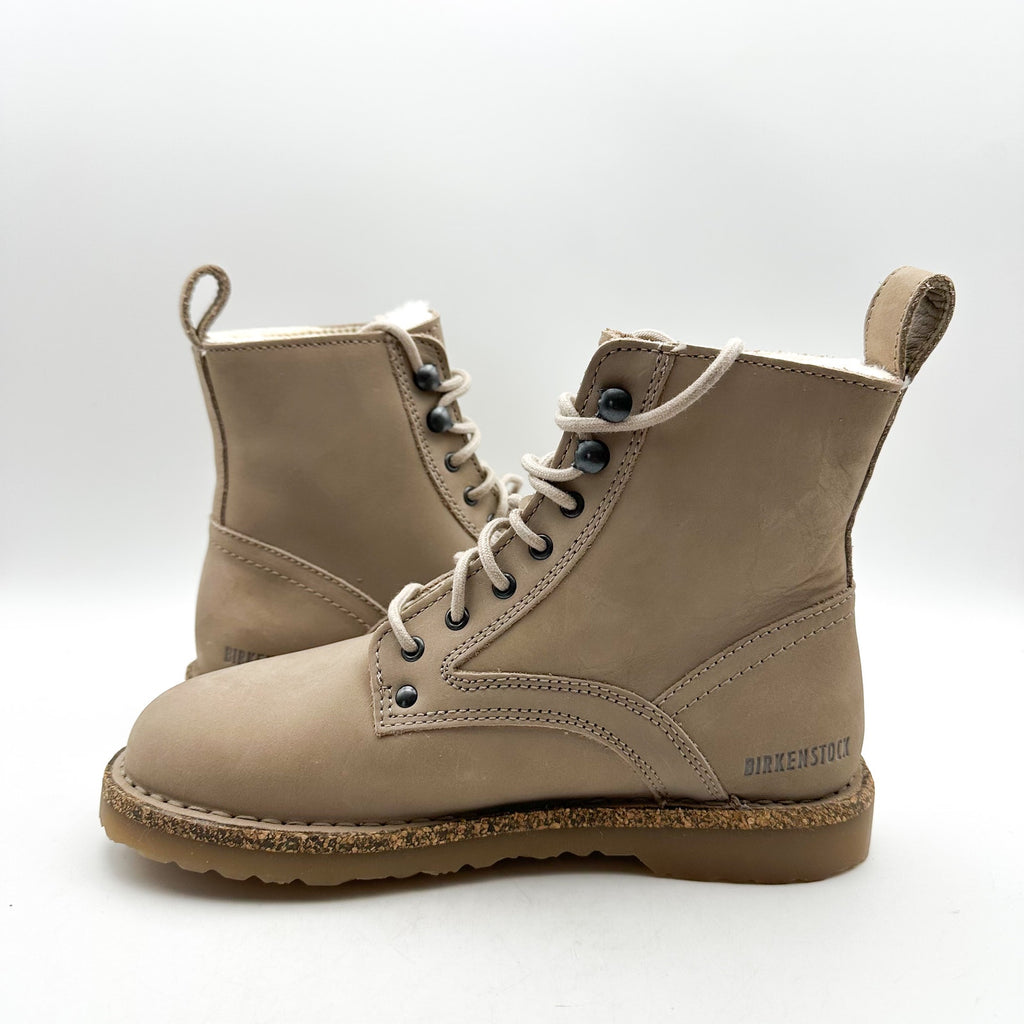 BIRKENSTOCK Women Bryson Mid Boot EU 36 Narrow US 5 Taupe Leather Shearling NWT