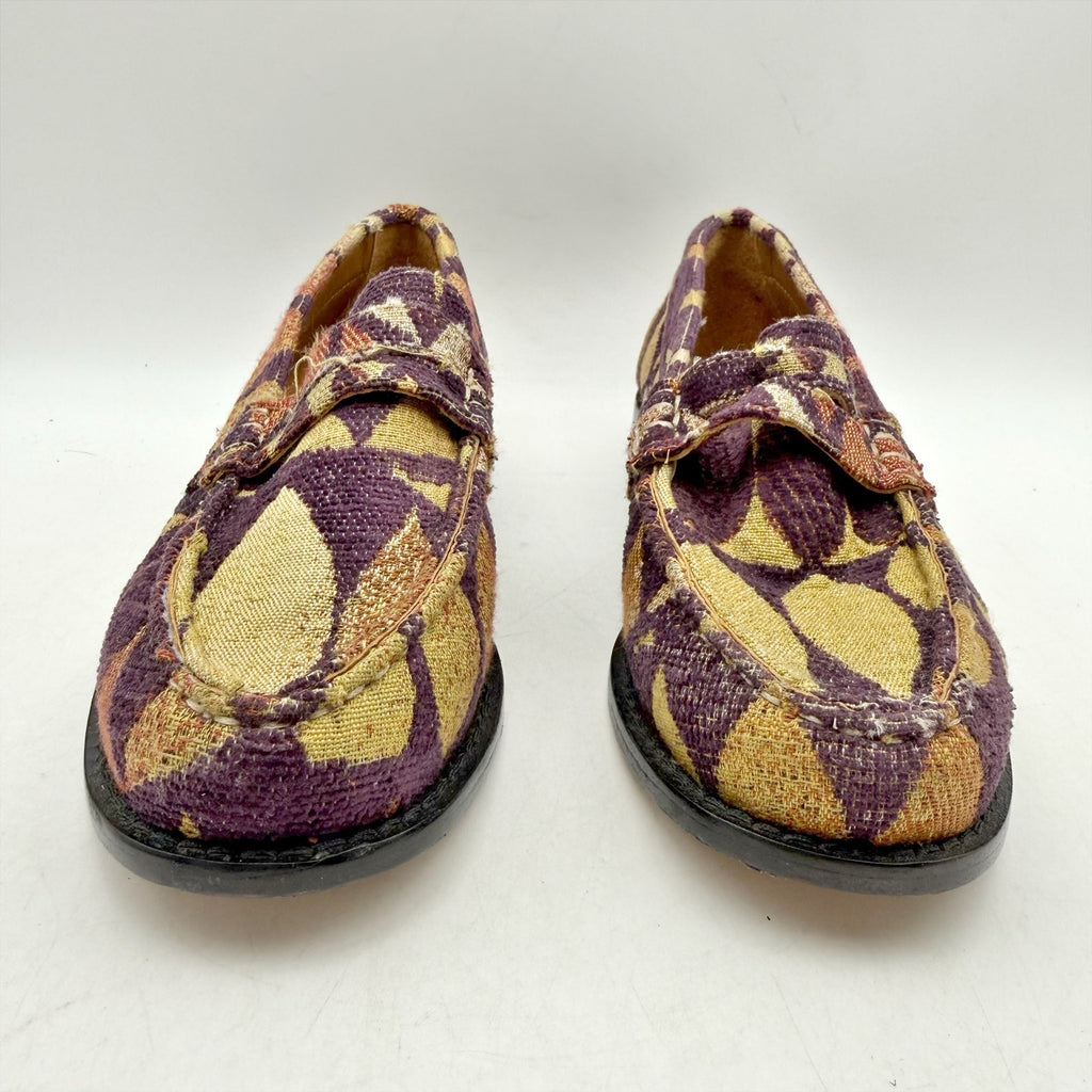 RE/DONE Womens 90s Pop-Print Loafers EU 35 US 5 Multi-color Tapastry EUC