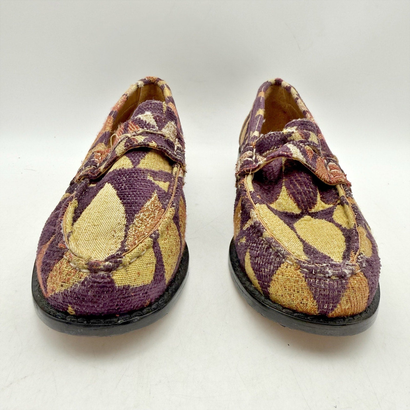 RE/DONE Womens 90s Pop-Print Loafers EU 35 US 5 Multi-color Tapastry EUC