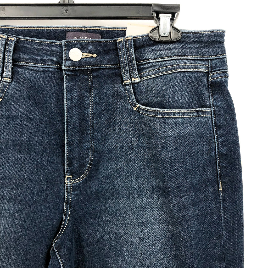 NYDJ Womens Straight Ankle Jeans Size 8 Blue Wonderland Relaxed NWT