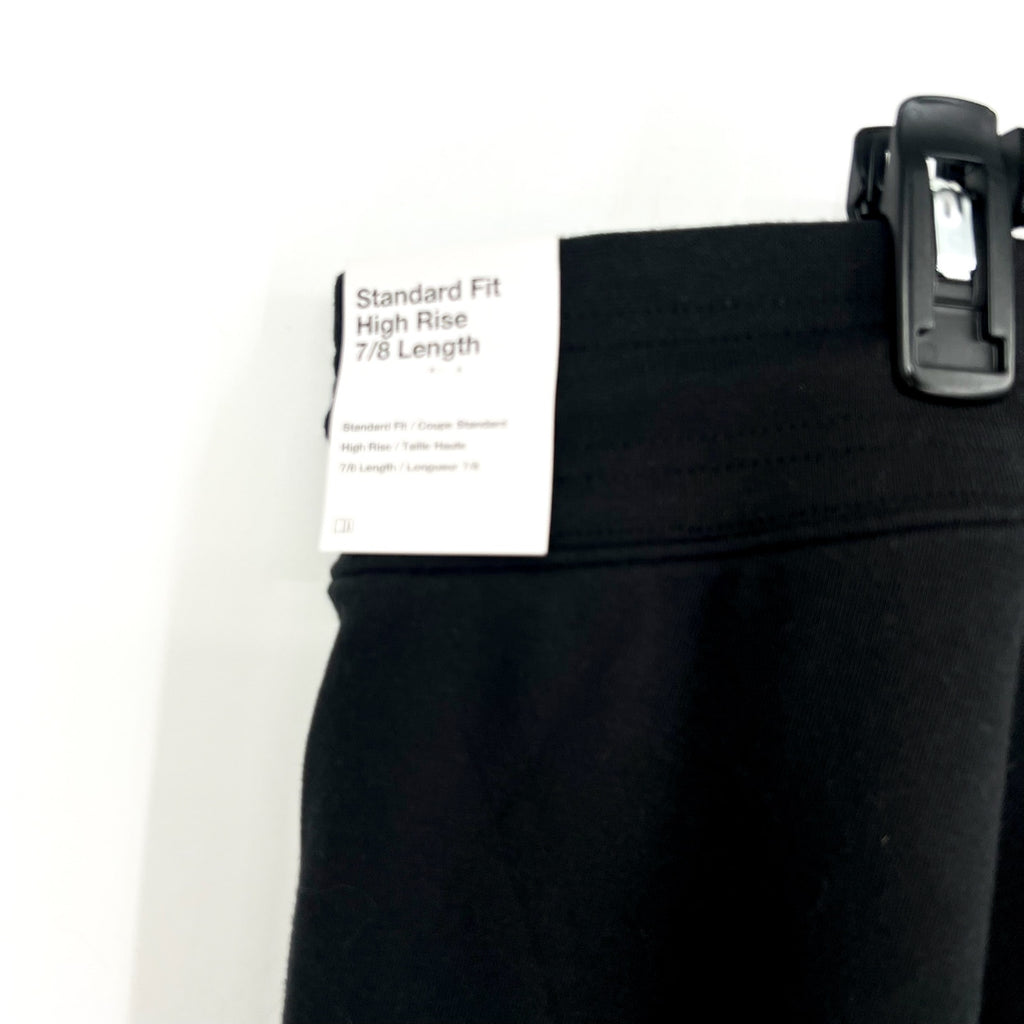 NIKE Womens Dri-Fit One French Terry Joggers 3X Black 7/8 Length Pants NWT