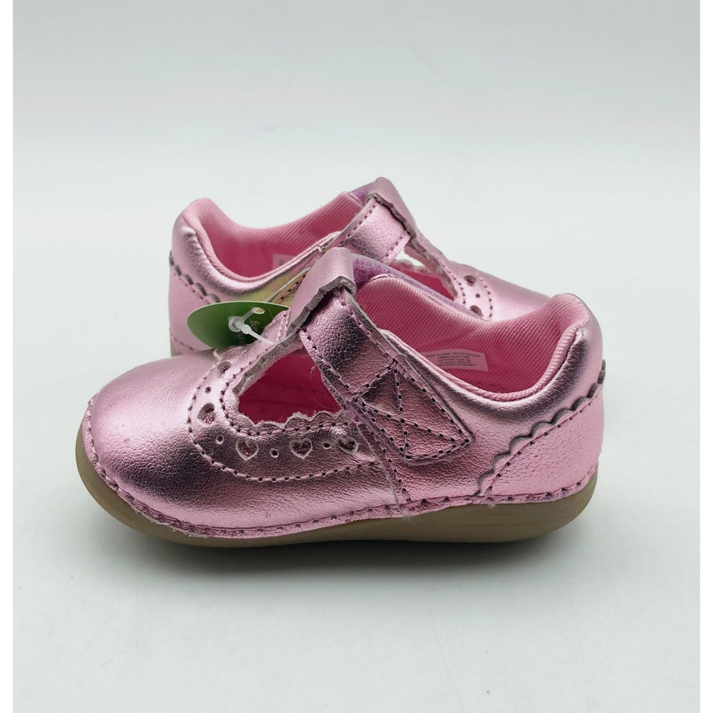 Stride Rite Girls Adira Flat Size 3 Pink Fuchsia Toddler Shoe Mary Jane NIB