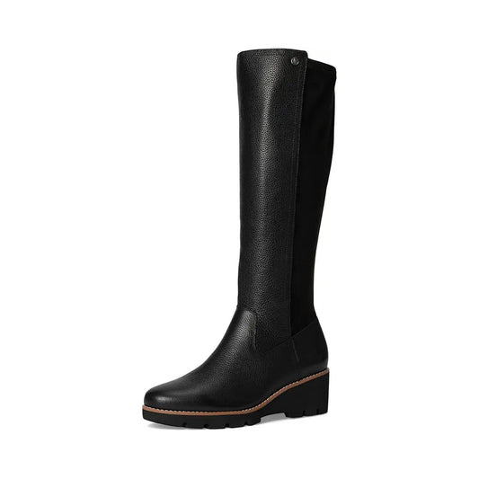 VIONIC Womens Ashland High Shaft Boots US 10 M EU 41 Black Leather