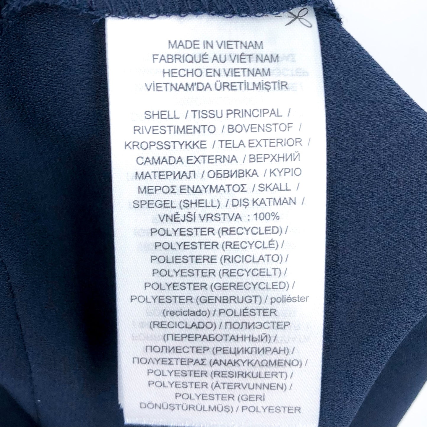 LAUREN RALPH LAUREN Womens Shift Dress Size 6 Navy Blue Crinkle Georgette NWT