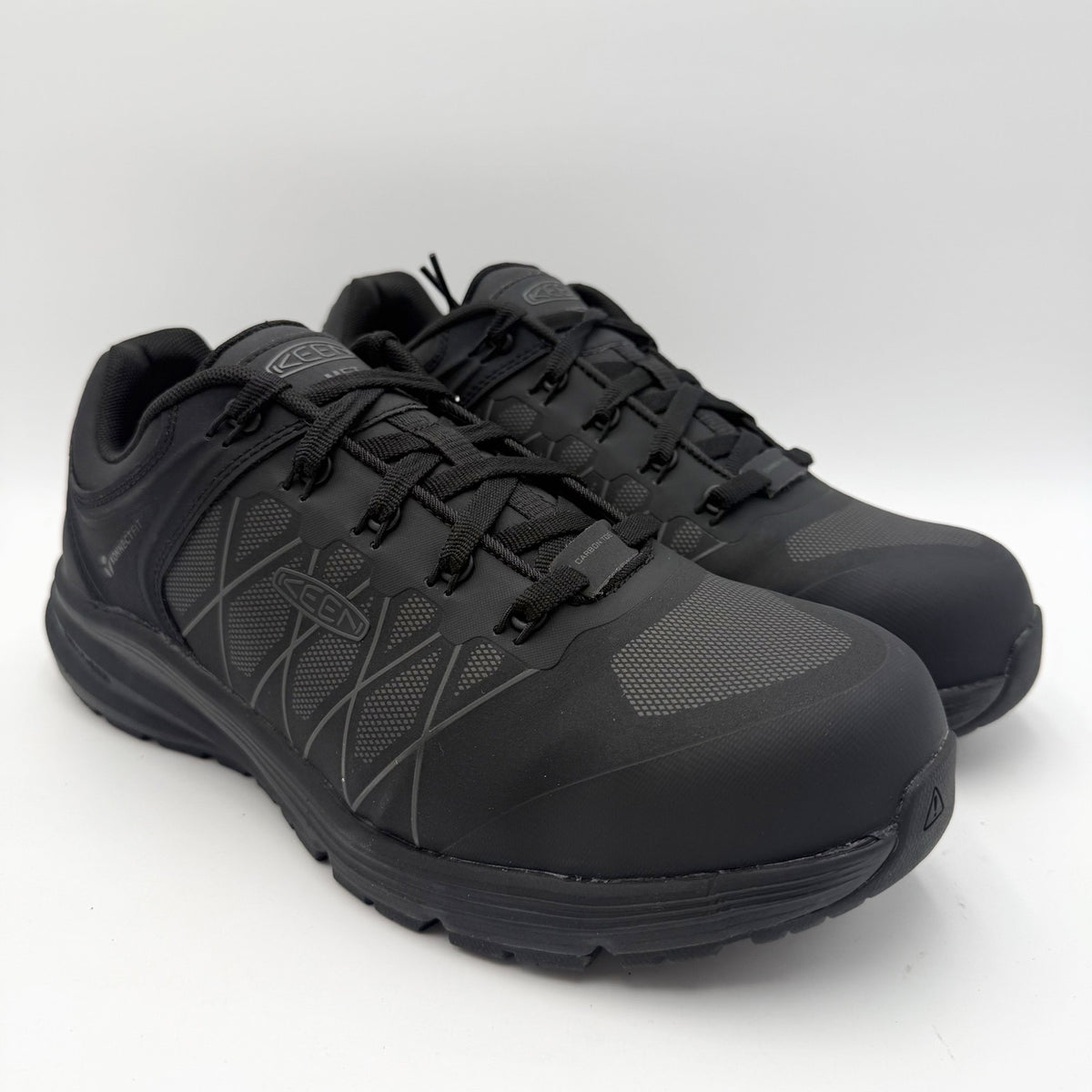 Keen Mens Vista Energy XT Work Sneakers Size 10.5 D Black Composite Toe SR NIB