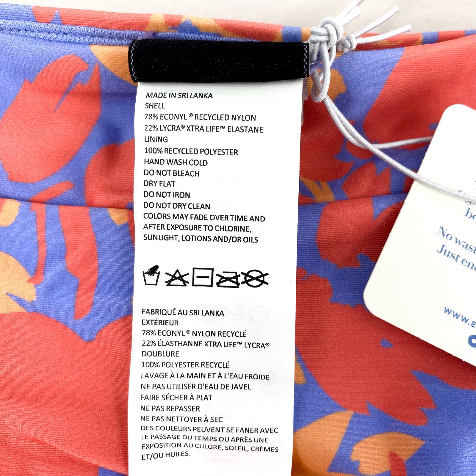 PRANA Women's Presolana Bikini Bottoms Medium Pink Morning Glory Bloom NWT
