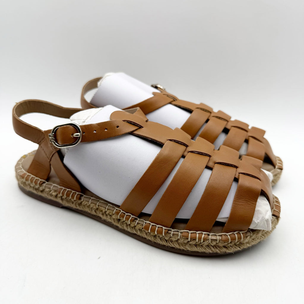 Sam Edelman Kids Kora Sandals US 2 M EU 33.5 Brown Leather NIB