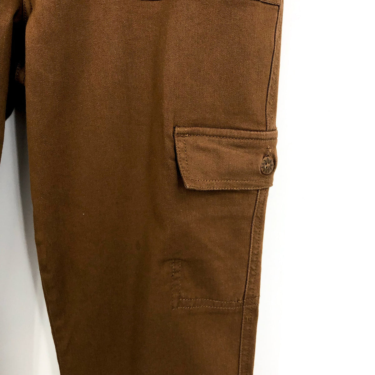 KUT FROM THE KLOTH Cargo Pants Size 12 Brown Autumn Ankle Straight Leg  NWT