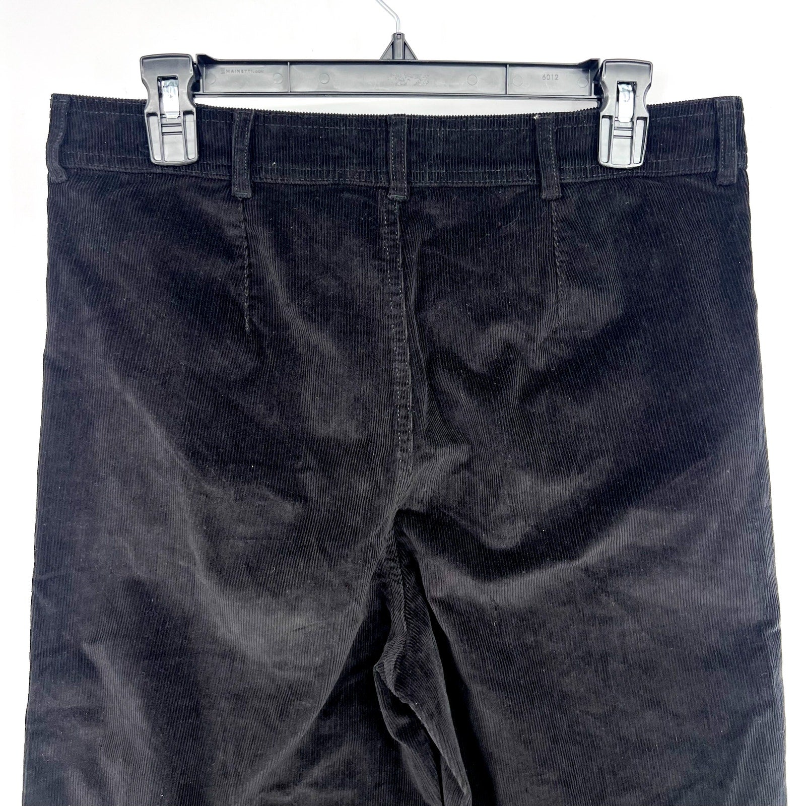 Everlane Womens The Corduroy Wide-Leg Pants Size 10 High Rise Black NWT