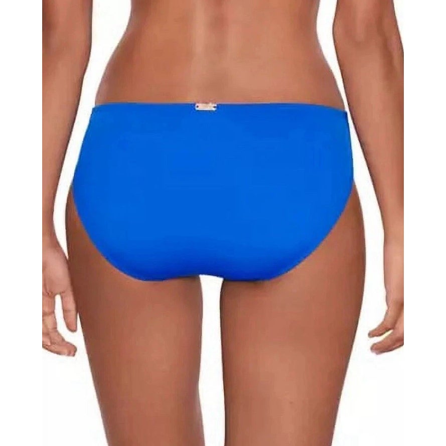 LAUREN RALPH LAUREN Women's Hipster Bikini Bottoms Size 8 Blue Beach Club NWT