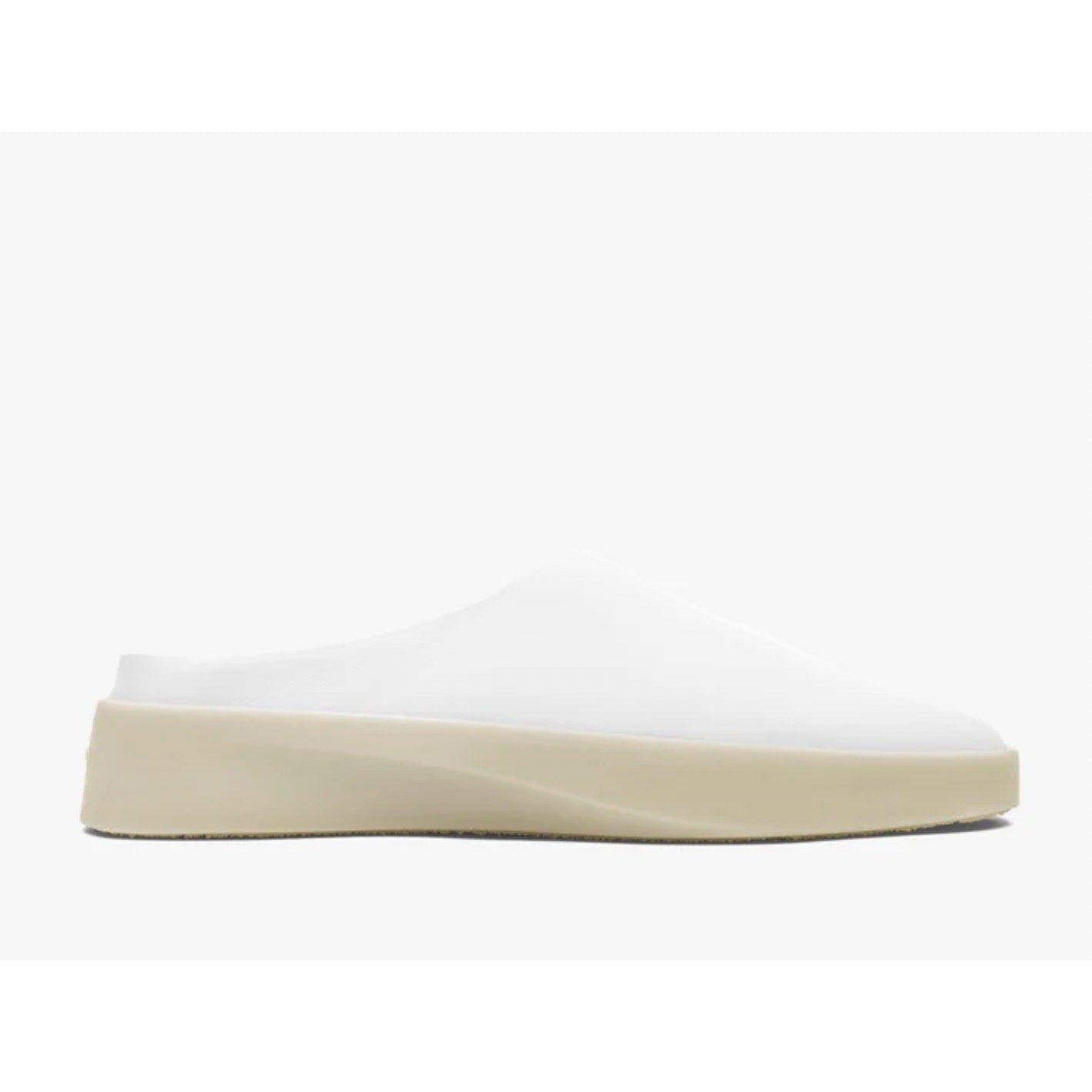 Wolf & Shepherd Mens 7.5 Womens 9 Cruise Mule Slip On Shoes White Vanilla NIB