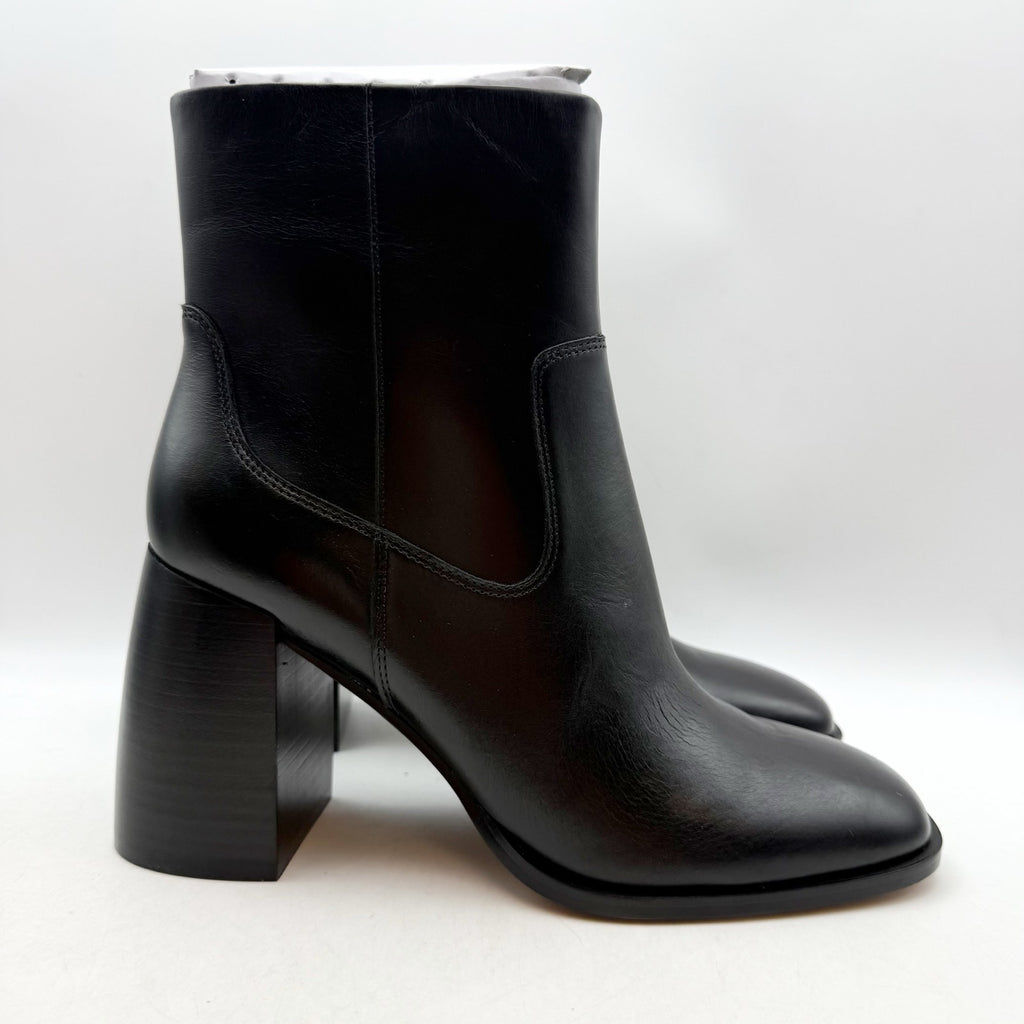 Vince Camuto Womens Dayana Ankle Boots US 10 M EU 41.5 Black Leather NIB