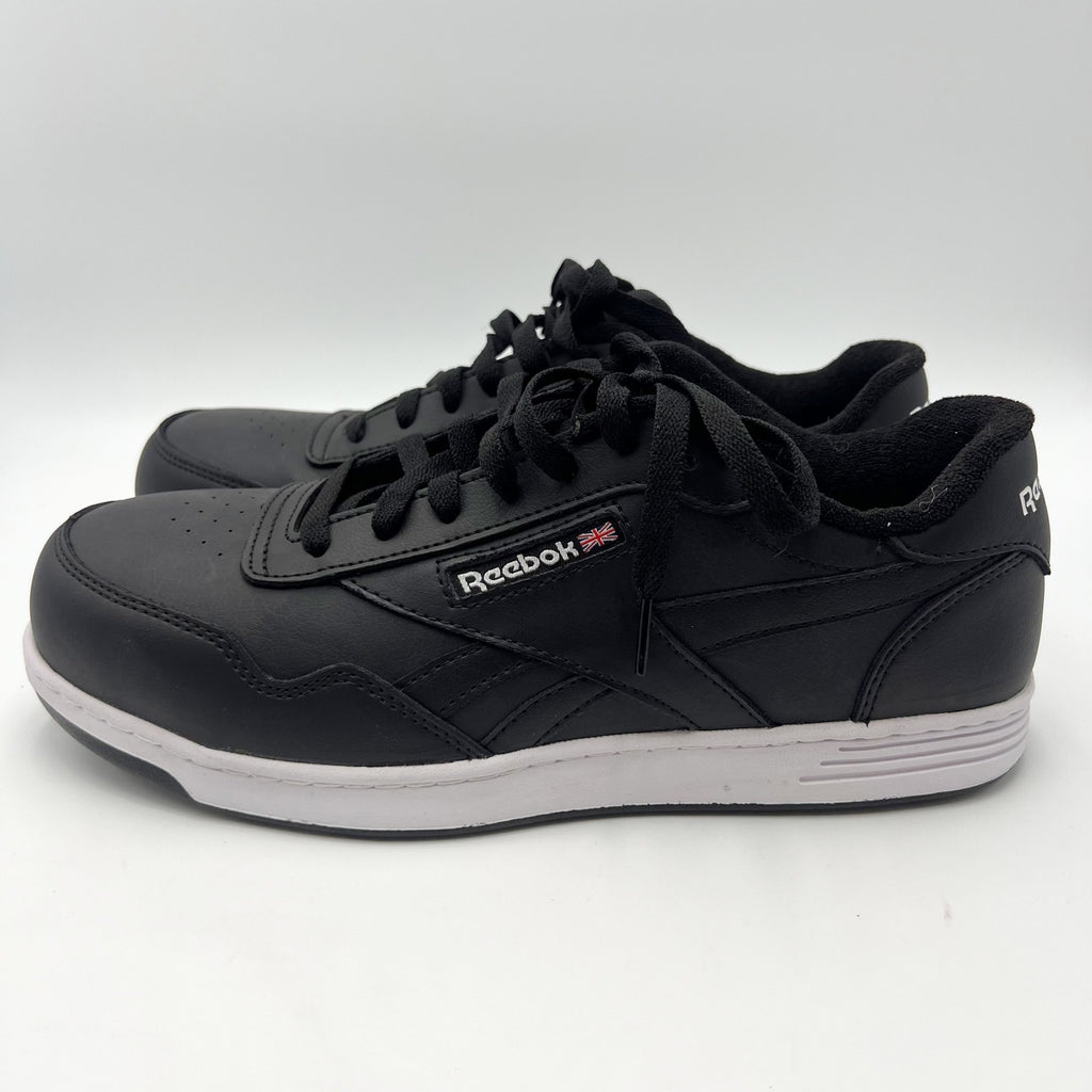 Reebok Mens Club Memt Work Sneakers Size 9.5 Wide Black SR Composite Toe NWOB