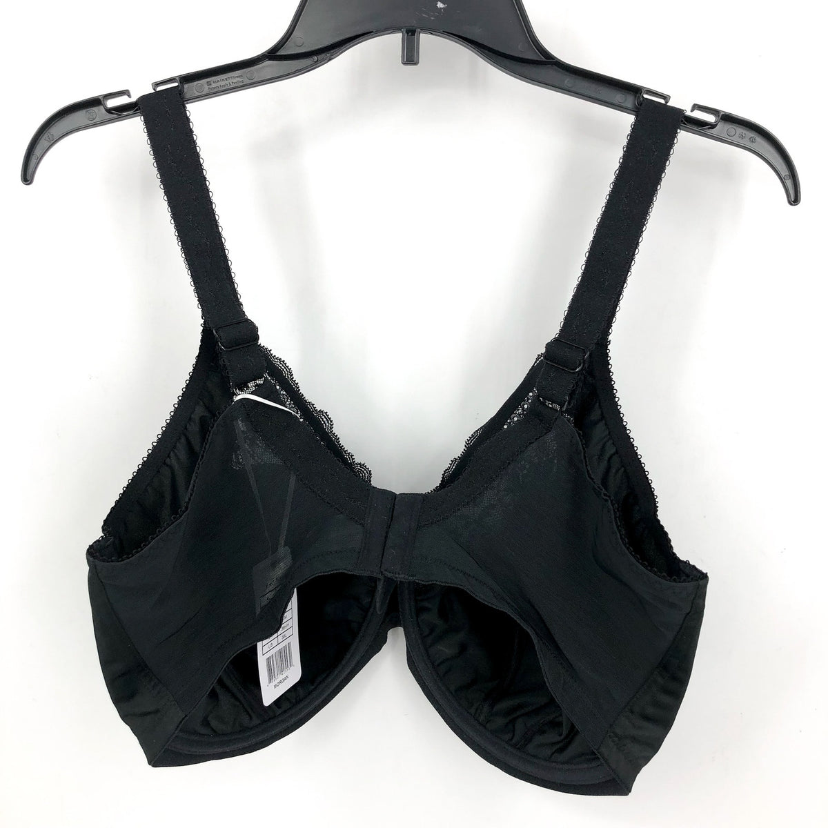 ELOMI Women's Morgan Underwired Banded Bra 38L Black Full Cup 4111 NWT