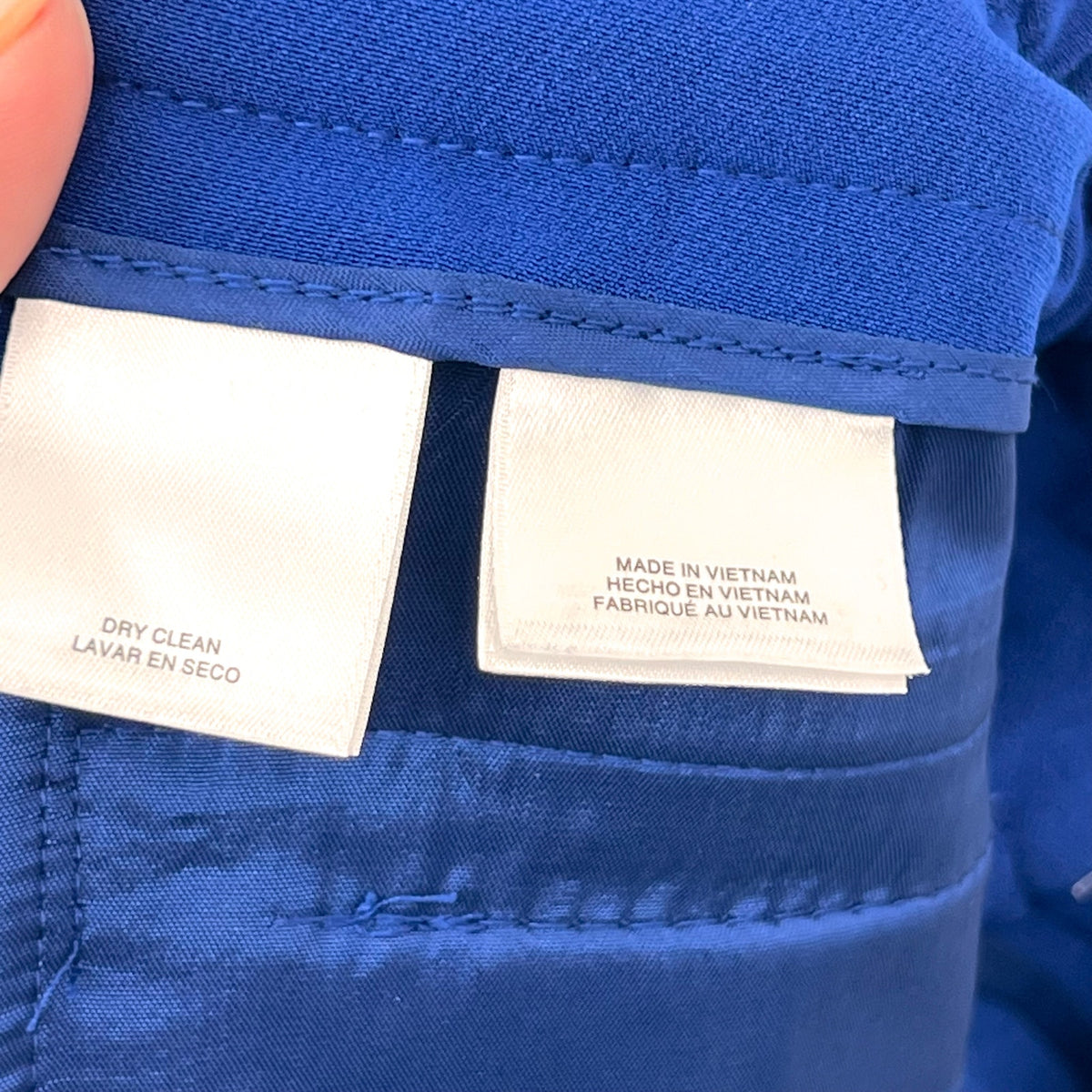 ANNE KLEIN Bowie Straight Ankle Pants 20W Magritte Blue Flat Front NWT