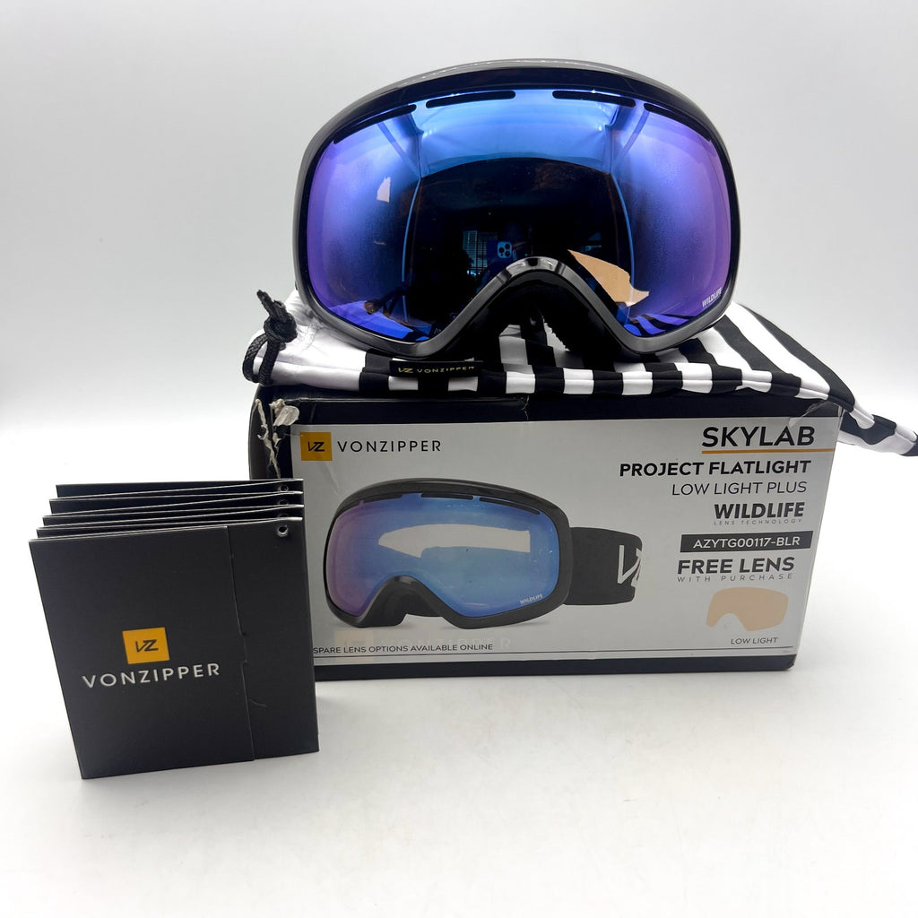 VONZIPPER Skylab Adult Snow Goggles One size Black Satin/Wildlife NIB