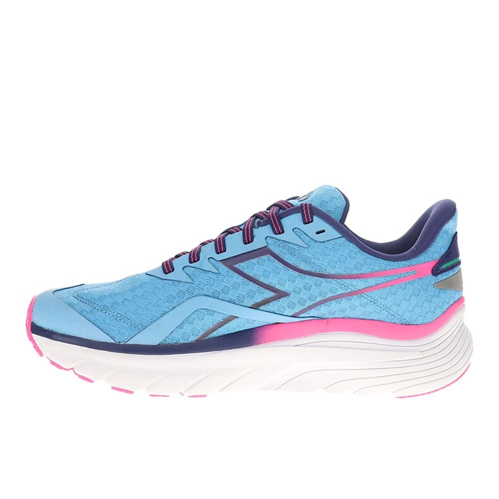 Diadora Womens Equipe Nucleo Athletic Shoes Size 7 EU 37 Blue Pink Running NWT