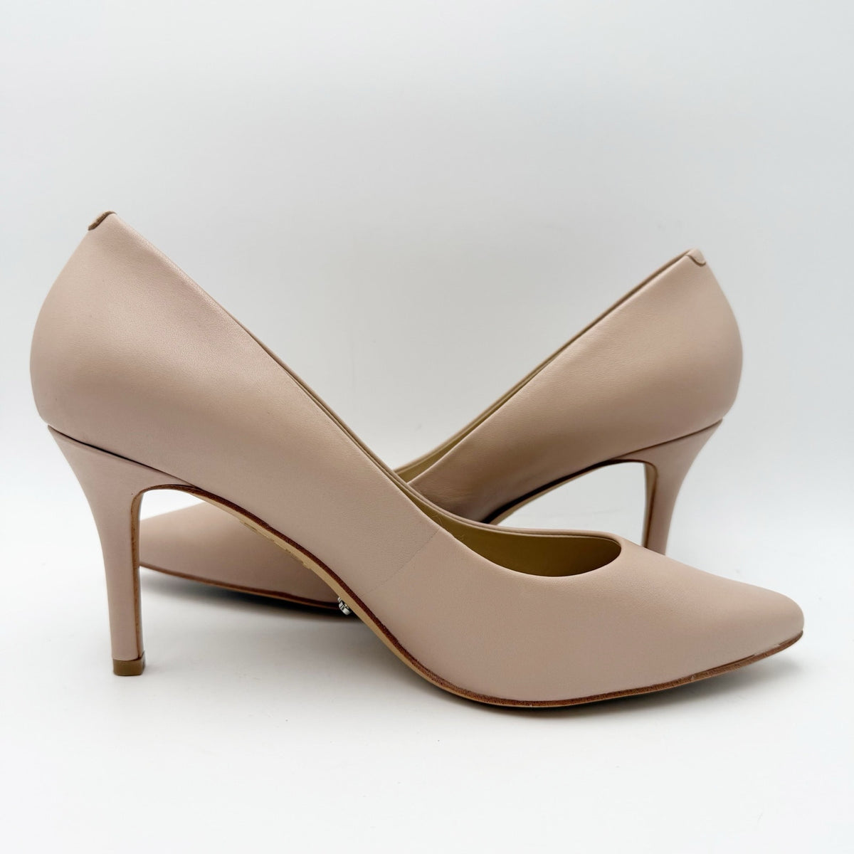 Aldo Womens Coronitiflex Pumps Size 11 M EU 42.5 Nude Bone Leather NWOB