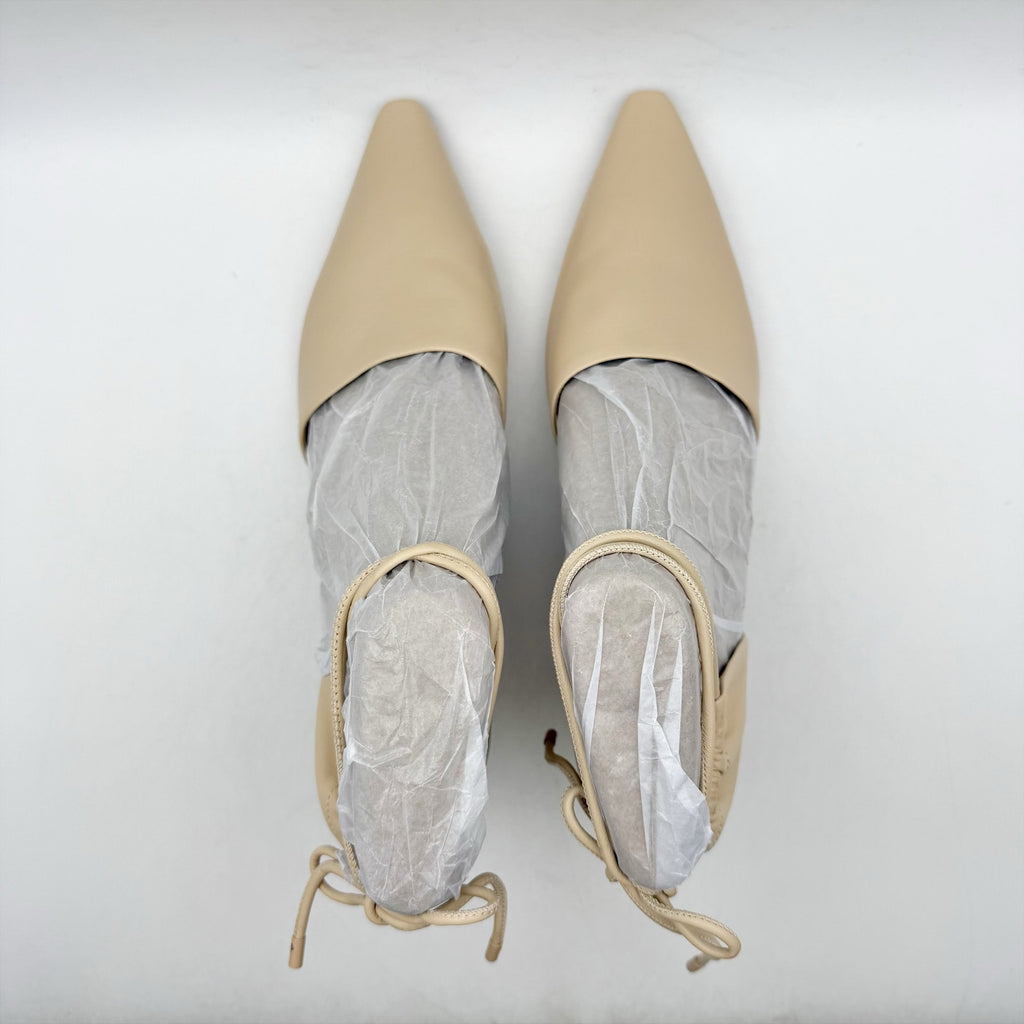 Vince Womens Sarai Pumps US 6.5 M EU 36.5 Sand Beige Leather NIB