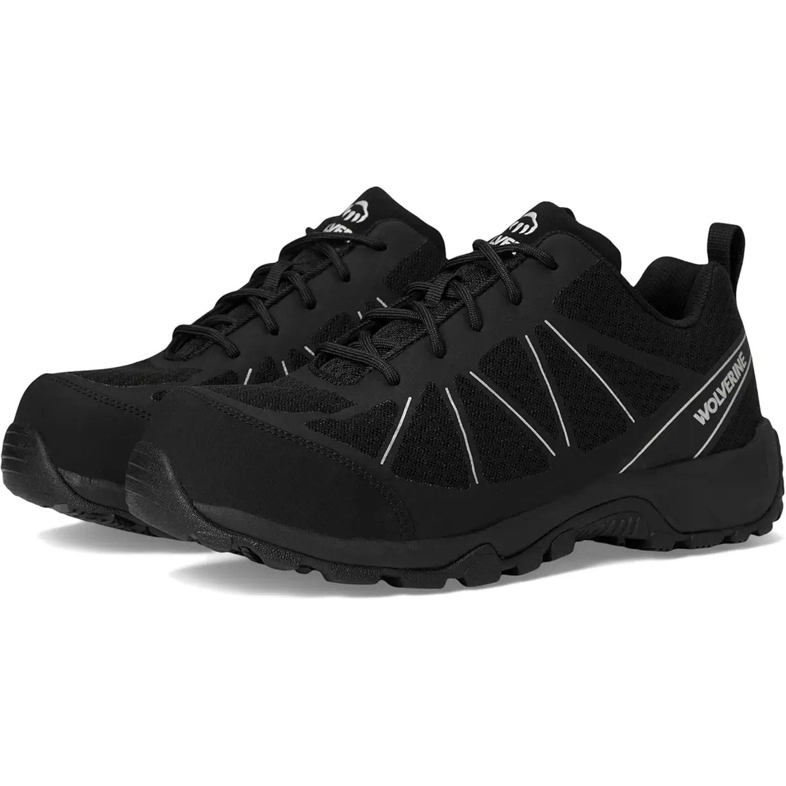 Wolverine Mens Amherst II CarbonMAX Work Shoe US 8.5 M Black Composite Toe NIB