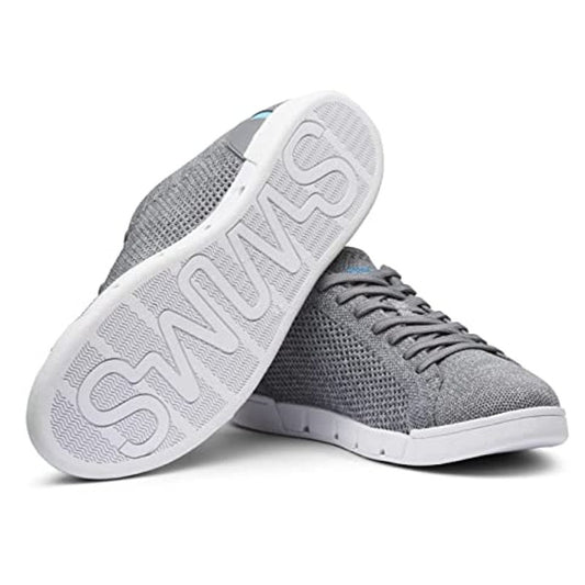 SWIMS Mens Tennis Knit 2.0 Sneakers US 8 EU 41 Grey Knit NWOB