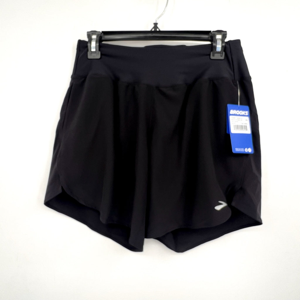 BROOKS Women's Chaser 7" Running Shorts 2.0 Medium Black Athletic NWT
