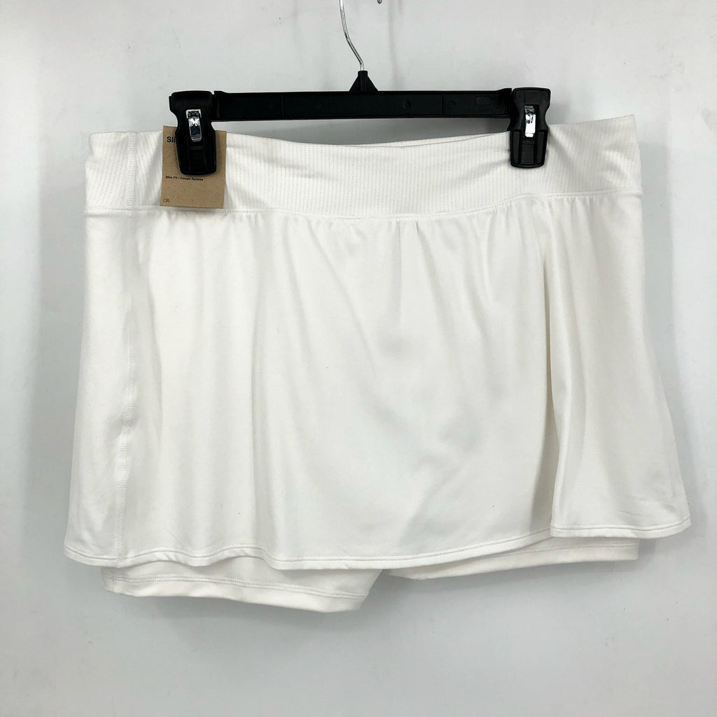 NIKE Women's Court Dri-FIT Victory Tennis Skort XL White Standard Fit NWT
