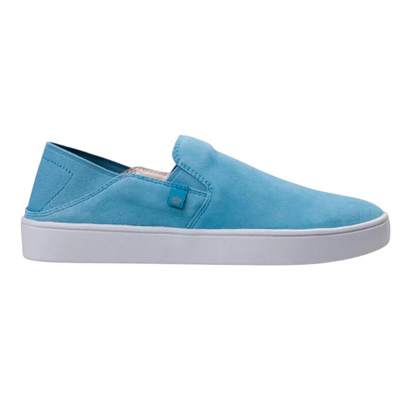 Spenco Womens Saylor Slip On Casual Shoes Size 8 WIDE Blue Leather NIB