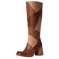 Kork-Ease Womens Asbee Knee High Boots Size 6.5 M EU 37 Tan Leather Suede NIB