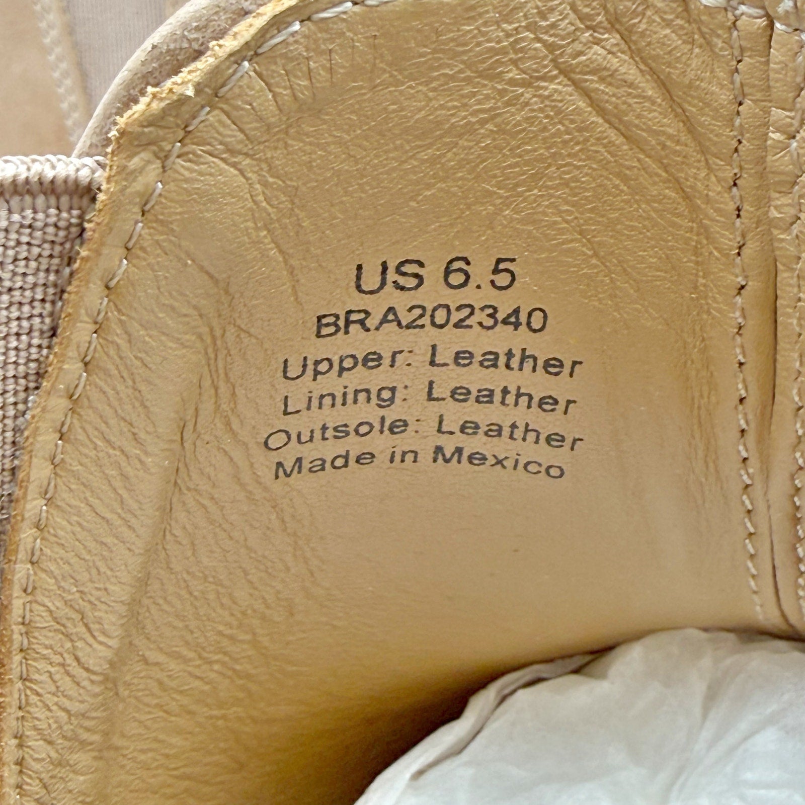 Nisolo Womens Eva Everyday Chelsea Boot US 6.5 Tan Leather Water Resistant NIB