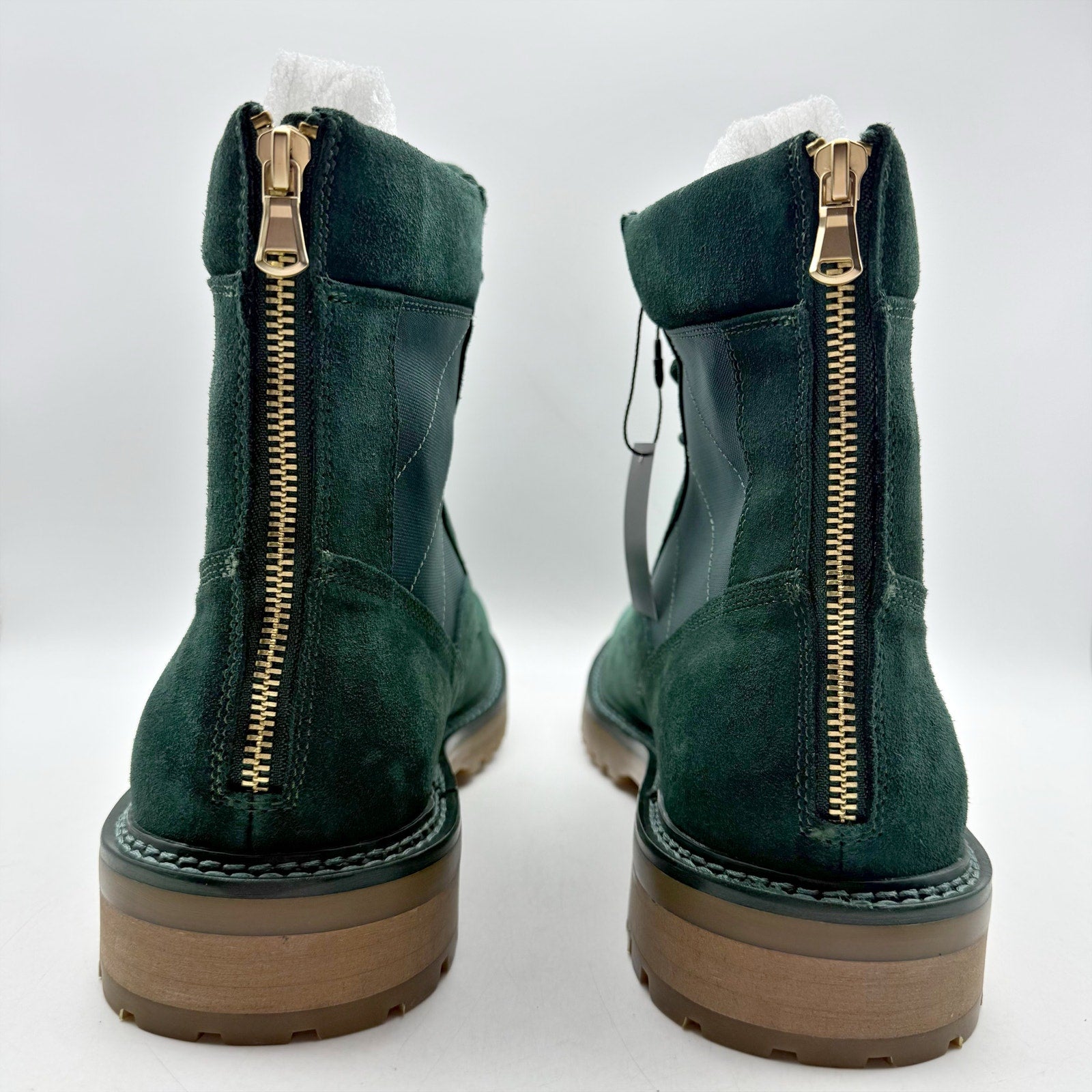 Saint Morta Mens Legion Ankle Boots US 12 Green Suede NIB