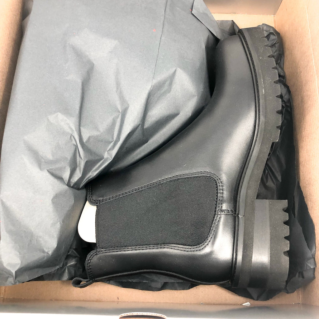 LA CANADIENNE Women's Conner Chelsea Boots 5.5 Black Leather Waterproof NIB