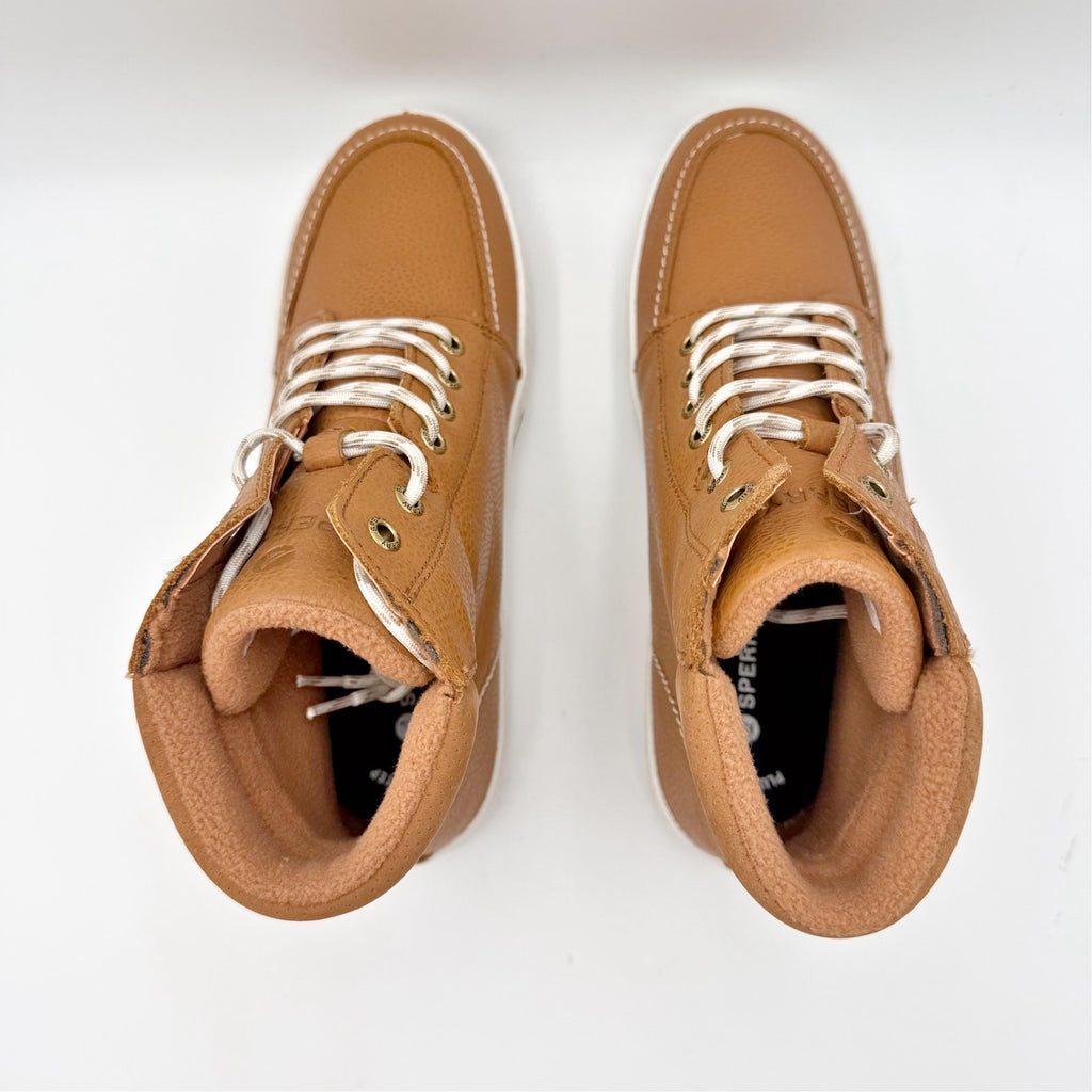 Sperry Womens Torrent Lace-up Ankle Boots Size 9 M Tan Leather Waterproof NIB
