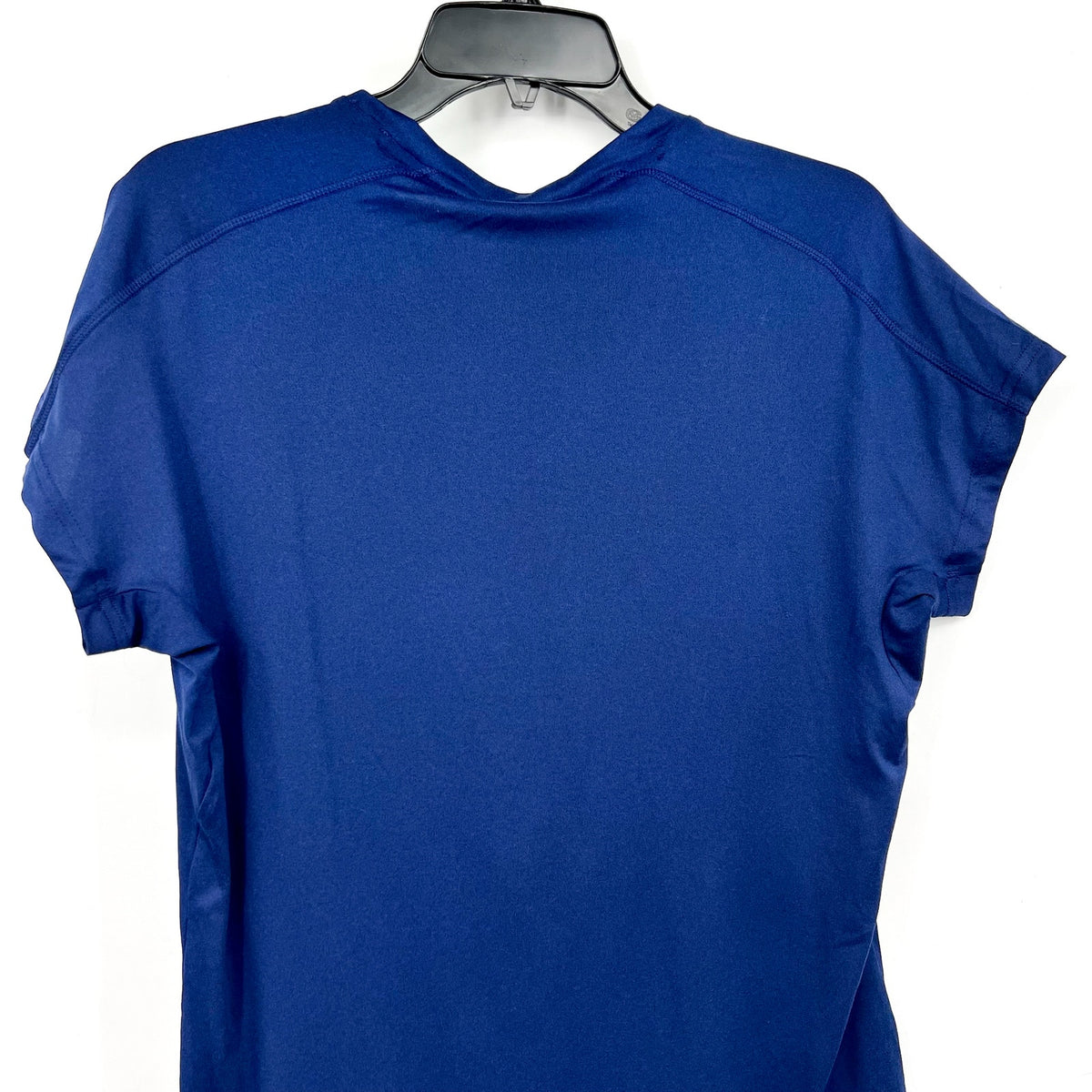 ADIDAS Women's Train Essentials V-Neck Tshirt Medium Dark Blue Short Sleeve NWT