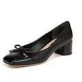 FRANCO SARTO Women's Natalia Pumps Size 7M Black Leather Slip On Heels NWOB