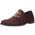 Sperry Mens Overlook Smoking Slipper Loafers US 8 Brown Slip On Anchor NWOB