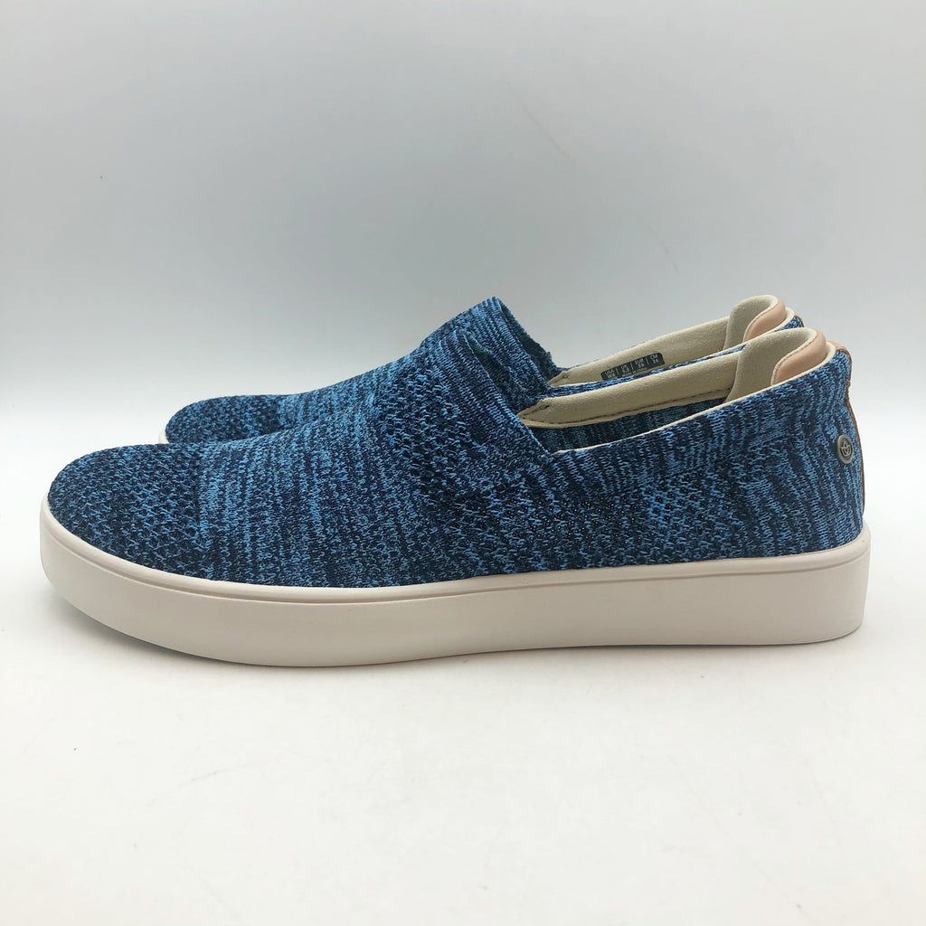Spenco Womens Coastal Slip-on Sneakers Size 8 WIDE Patriot Blue Knit NIB