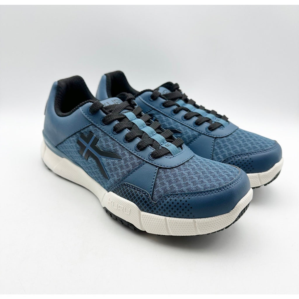 KURU Quantum Athletic Shoes MENS 7 or WOMENS 8.5 WIDE Blue Black Sneakers NWOB