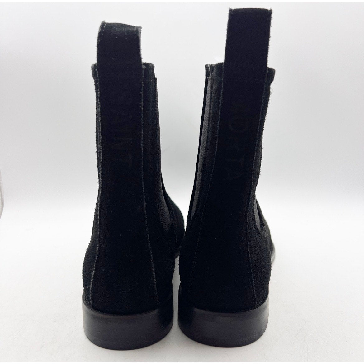 Saint Morta Men's Nomad Chelsea Boots Size 9 EU 43 Black Round Toe NIB