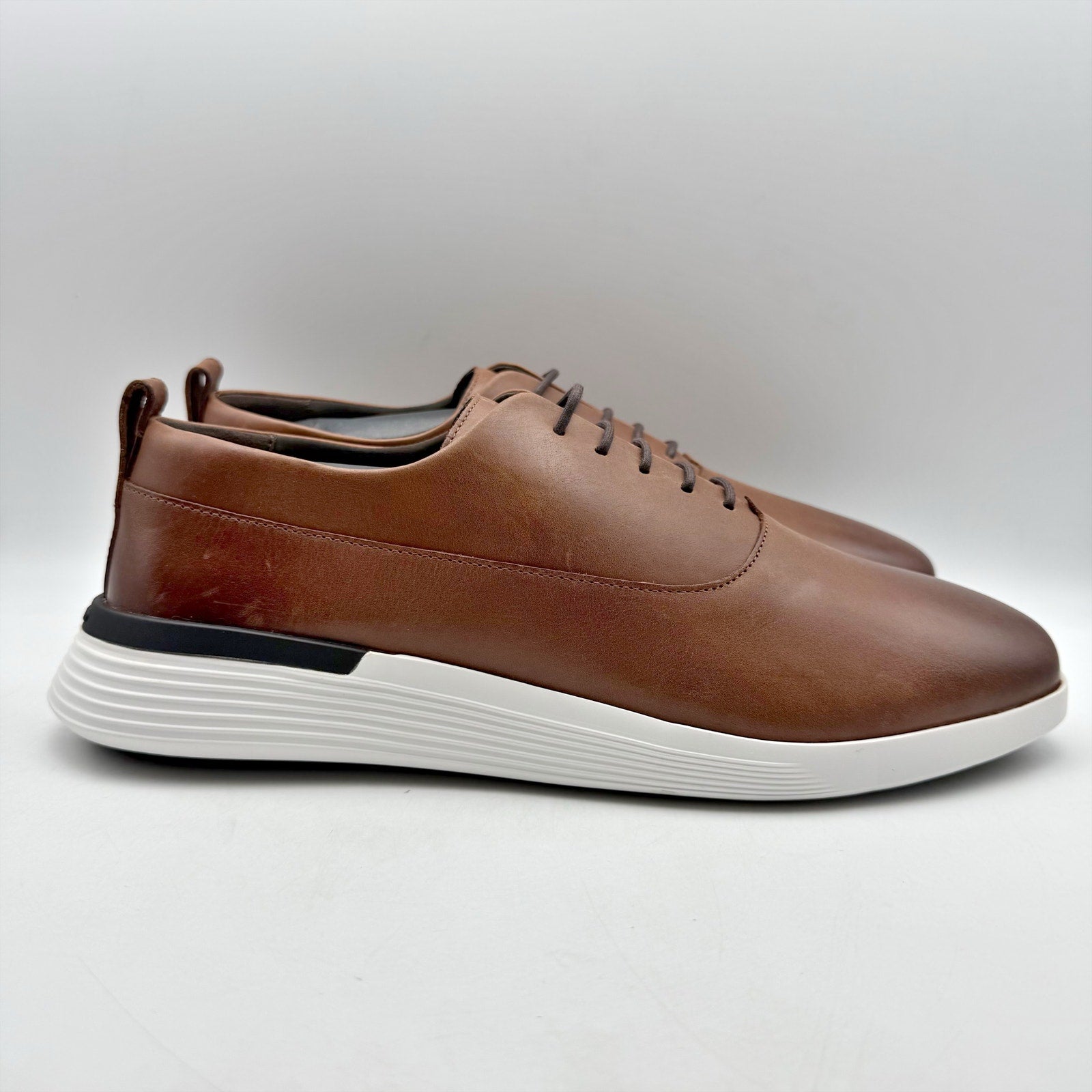 Wolf & Shepherd Men Crossover Longwing Oxford Sneaker 11.5 M Brown Leather NIB