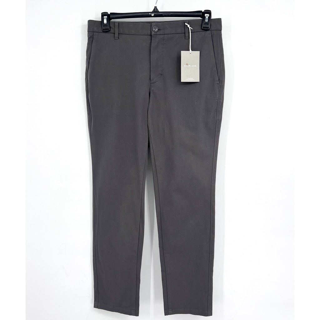 EVERLANE Men's Uniform Performance Chinos 33x30 Slate Grey Slim Fit Pants NWT